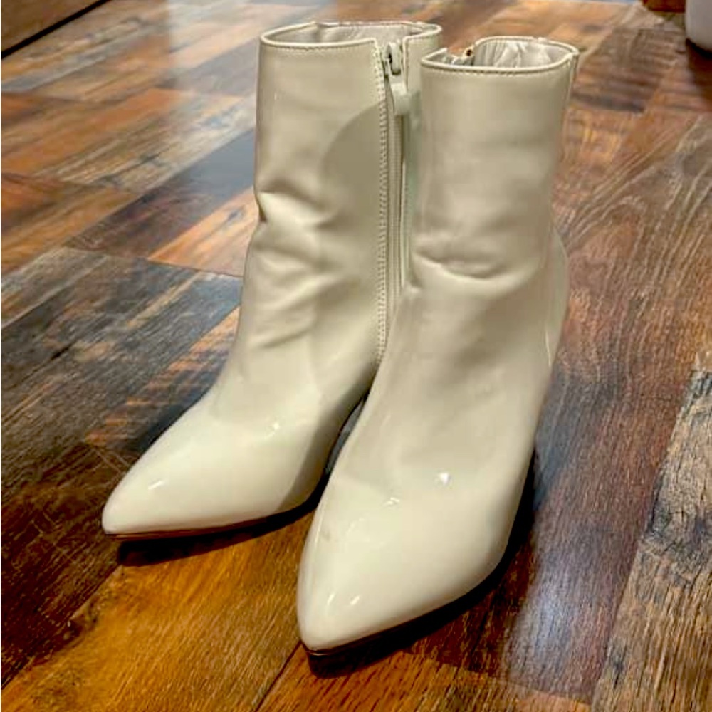 White booties